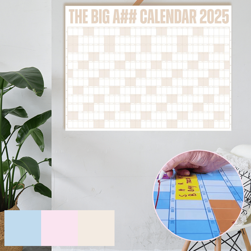 🎁Hot sales 49% OFF🔥The Big A## Calendar 2025 | Dry Erase