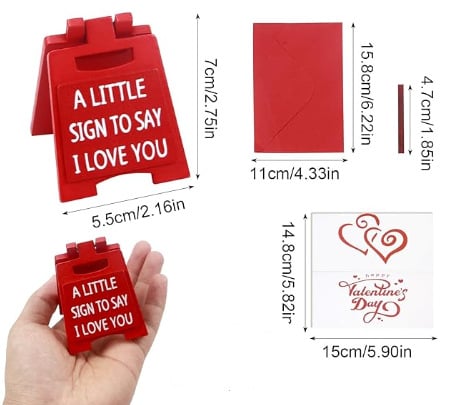 🔥Valentine's Day Deals - Romantic Mini Sign. A Little Sign to Say I Love You