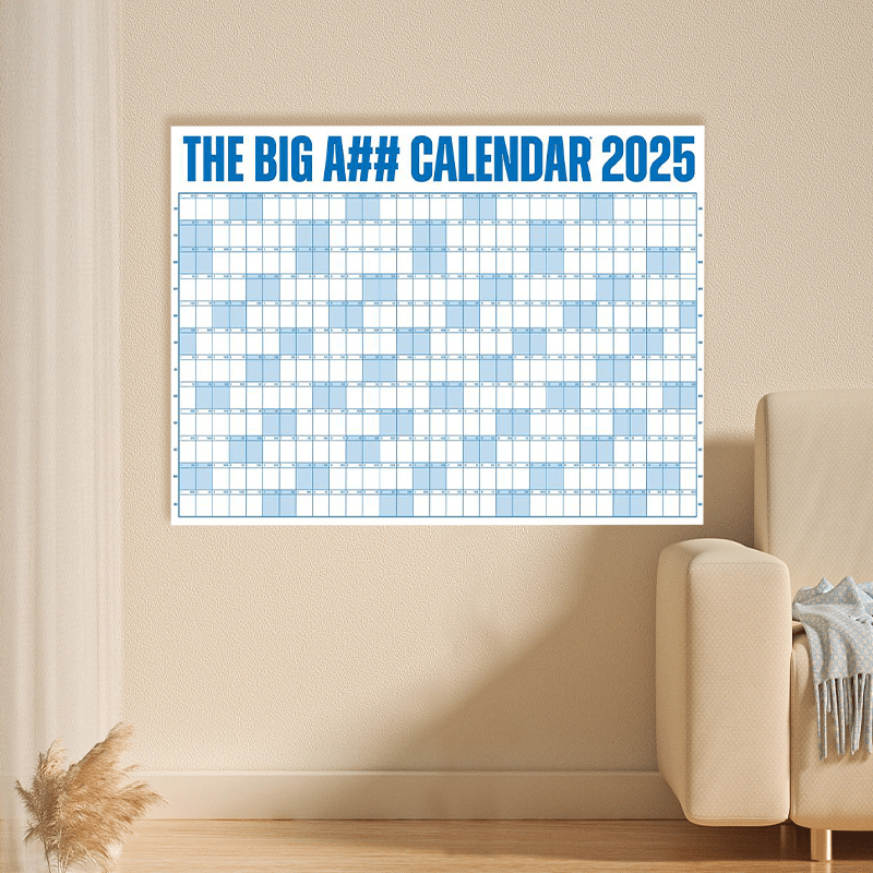 🎁Hot sales 49% OFF🔥The Big A## Calendar 2025 | Dry Erase