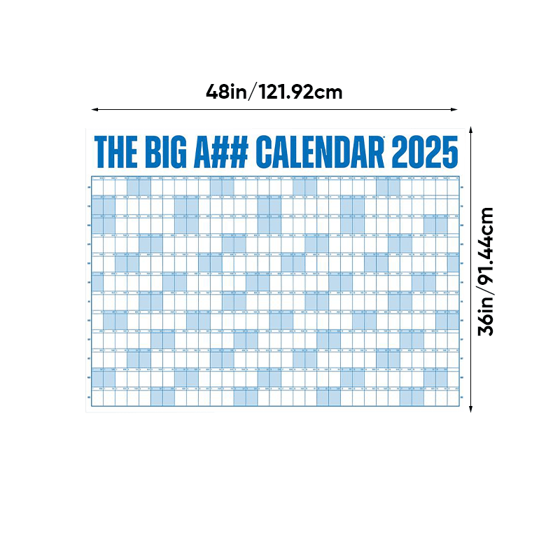 🎁Hot sales 49% OFF🔥The Big A## Calendar 2025 | Dry Erase