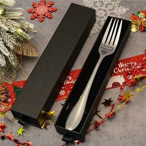 (🌹Huge Sale - 49% OFF🌹) 💝 Engraved Fork (With Gift Box) 💝