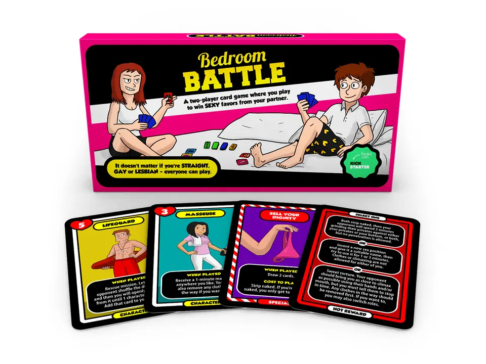 Bedroom Battle Game | Award Winning Sex Card Game command for all Adult Couples