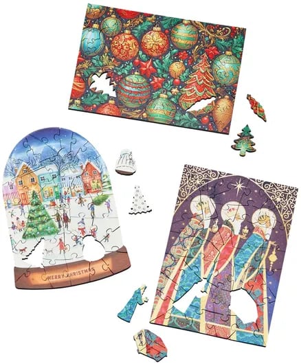 🔥Last 4 hours 49% OFF - 🧩24 Days Of Christmas Puzzles Advent Calendar