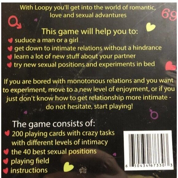 Game for Couples LOOPY-Date Night Box-Couples BoardGame- 200 Cards