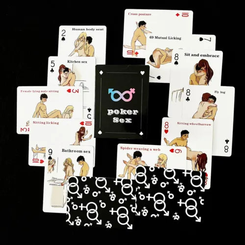 Adult Couples Poker Game Poker Bedroom Night Fun Games