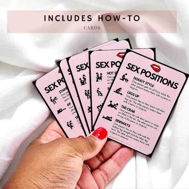 Couples Position Card Game