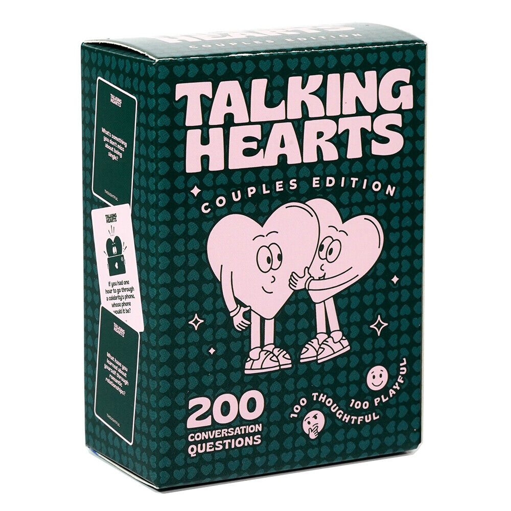 Talking Hearts Conversation Cards_Couple Card Game for Date Nights Adventures