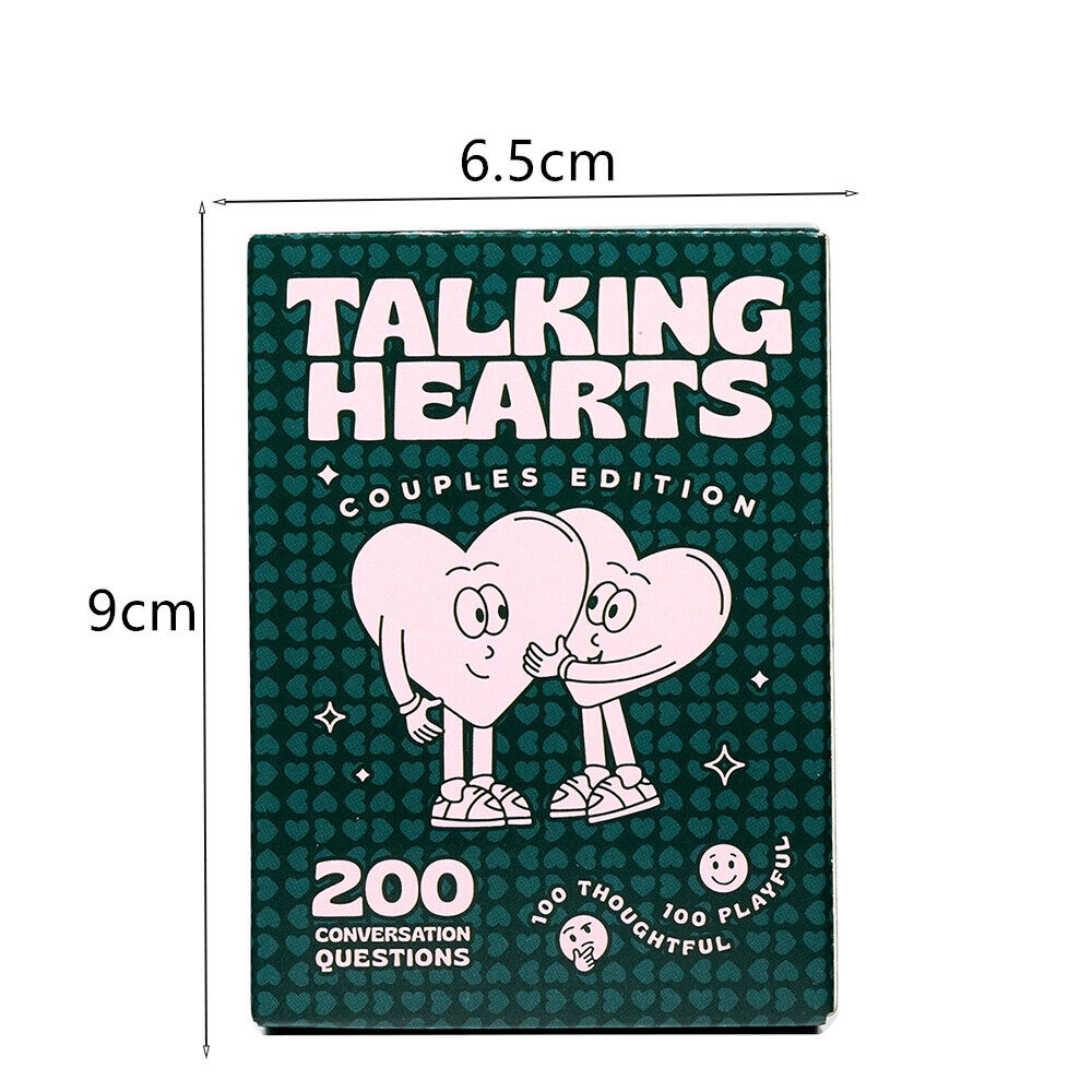 Talking Hearts Conversation Cards_Couple Card Game for Date Nights Adventures