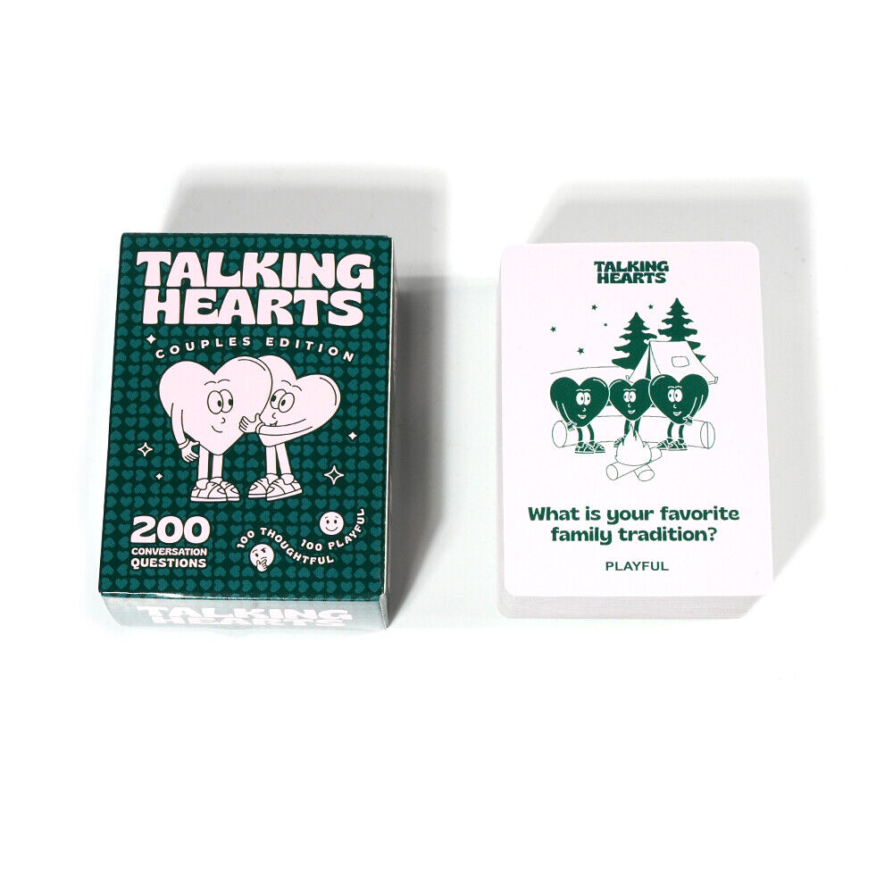 Talking Hearts Conversation Cards_Couple Card Game for Date Nights Adventures