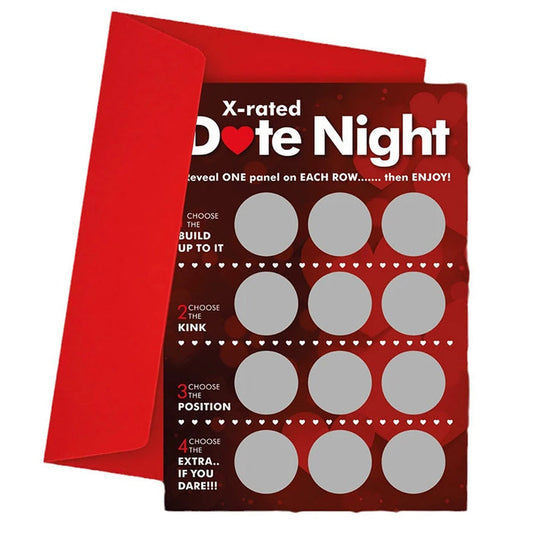 💑Date Night Scratch Card Valentine Sexy Love Gift