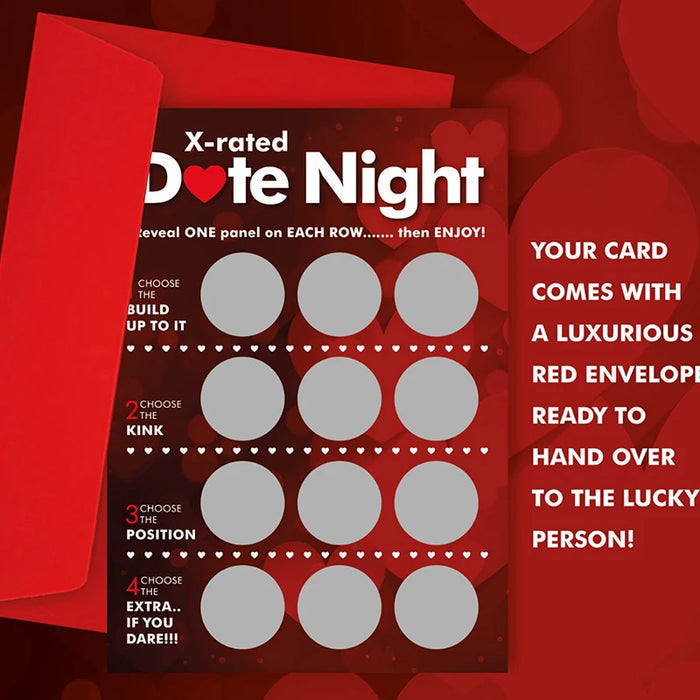 💑Date Night Scratch Card Valentine Sexy Love Gift