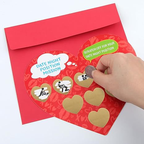 💑Date Night Scratch Card Valentine Sexy Love Gift