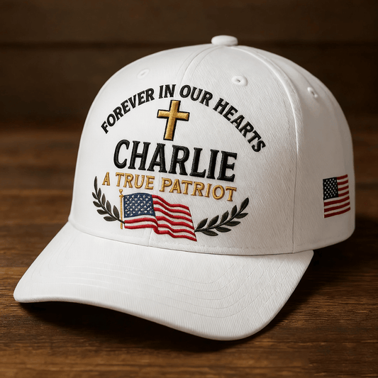🙏Charlie Memorial Cap_For the True Patriots