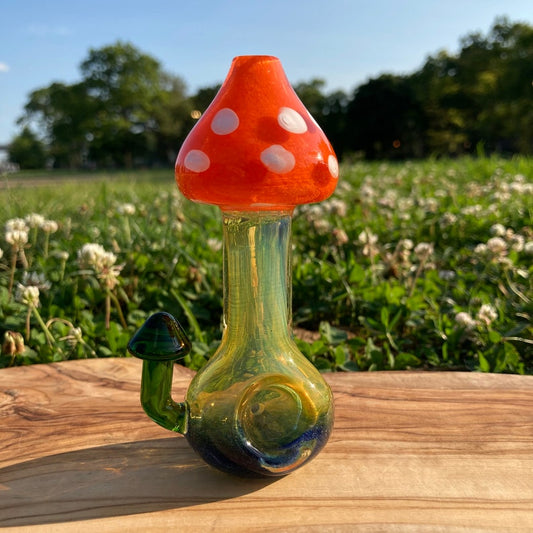 Mushroom Glass Smoking Pipe