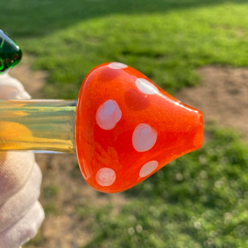 Mushroom Glass Smoking Pipe