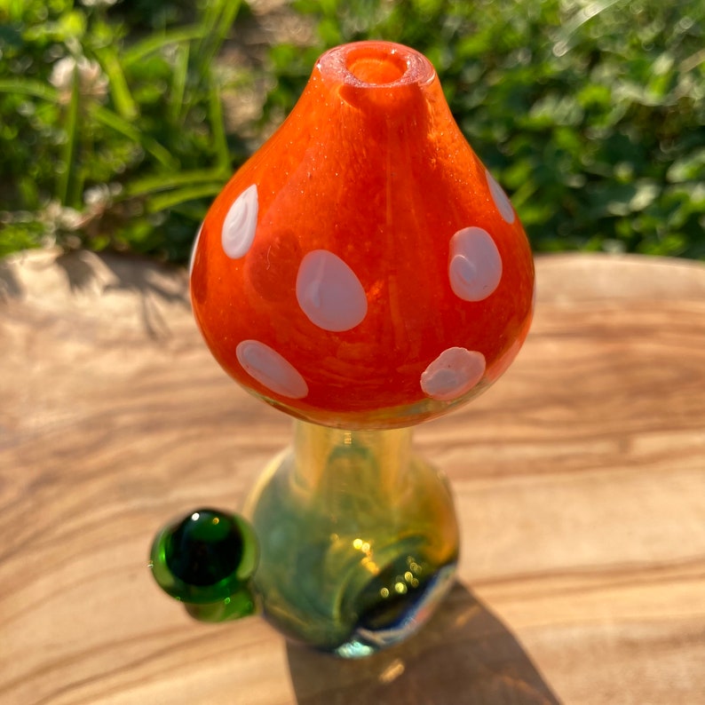 Mushroom Glass Smoking Pipe