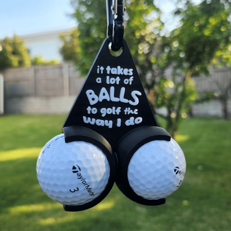 3D Printed Funny Golf Ball Holder - Funny Golf Gifts