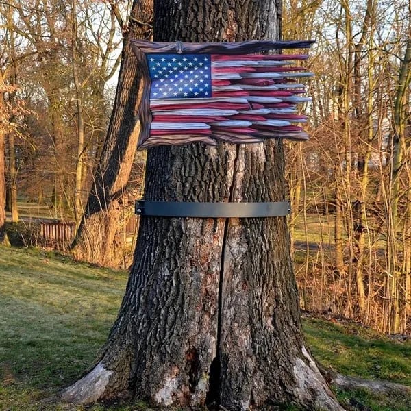 🔥Hot Sale 49% OFF -Wooden American Flag (BUY 2 FREE SHIPPING)