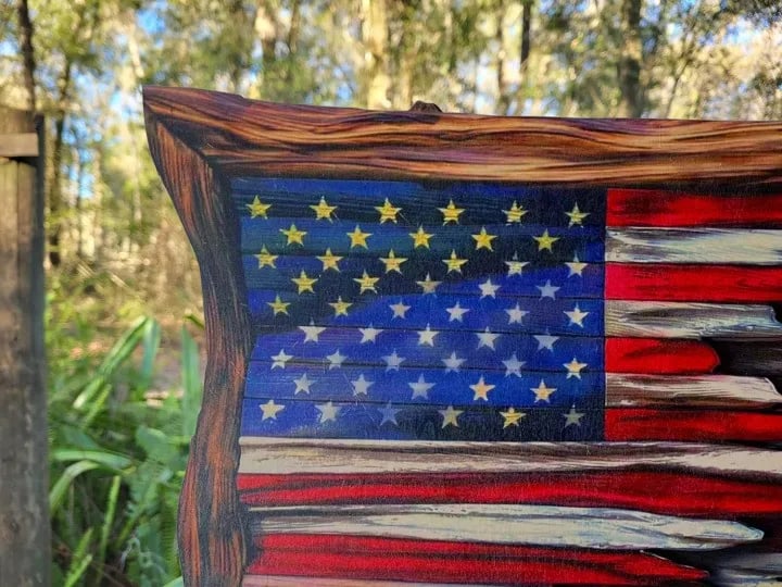 🔥Hot Sale 49% OFF -Wooden American Flag (BUY 2 FREE SHIPPING)