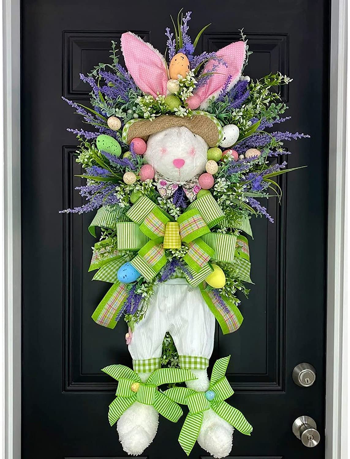 🐰💐New Easter Bunny Colorful Wreath