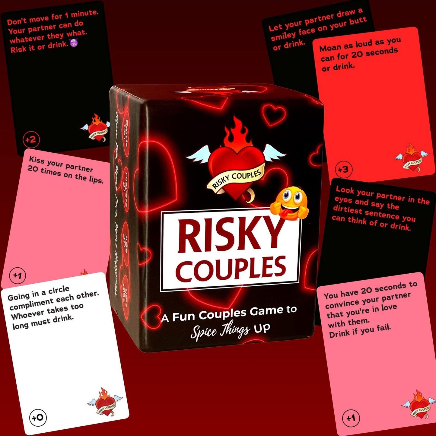 RISKY COUPLES - 150 Spicy Dares & Questions for Your Date Night