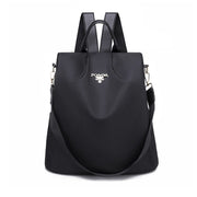 Women Print Waterproof Oxford Bag Anti-theft Multifunctional Zipper Backpack - Marfuny