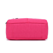 Women's Casual Waterproof Nylon Bag Solid Multi-pocket Zipper Crossbody Bags - Marfuny