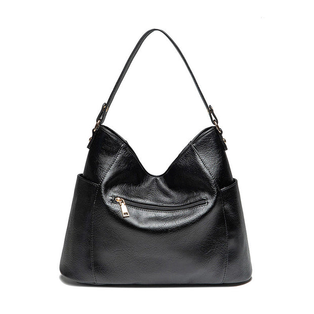 Women's Fashion Solid Tassel Large Capacity Multifunctional Zipper Handbags - Marfuny