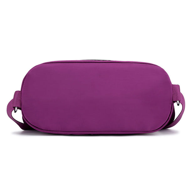 Women's Stylish Solid Waterproof Nylon Bags Multifunctional Zipper Backpack - Marfuny