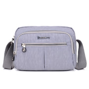 Women's Casual Waterproof Nylon Bag Solid Multi-pocket Zipper Crossbody Bags - Marfuny