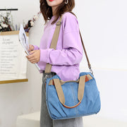 Women's Fashion High Quality Canvas Large Capacity Multi-pocket Zipper Handbags - Marfuny