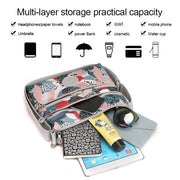 Lightweight Square Nylon Women's Messenger Bag
