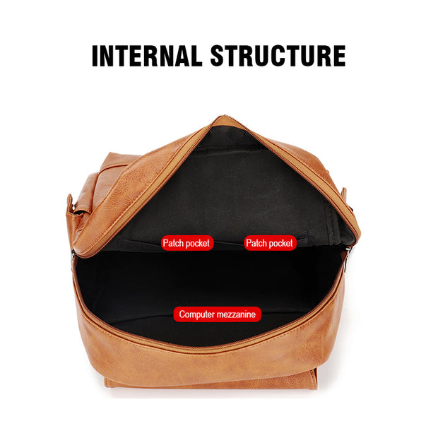 Fashionable Waterproof Wear-Resistant Large-Capacity Backpack