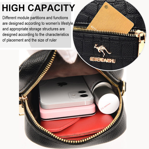 Fashion Exquisite Zip Ladies Messenger Bag