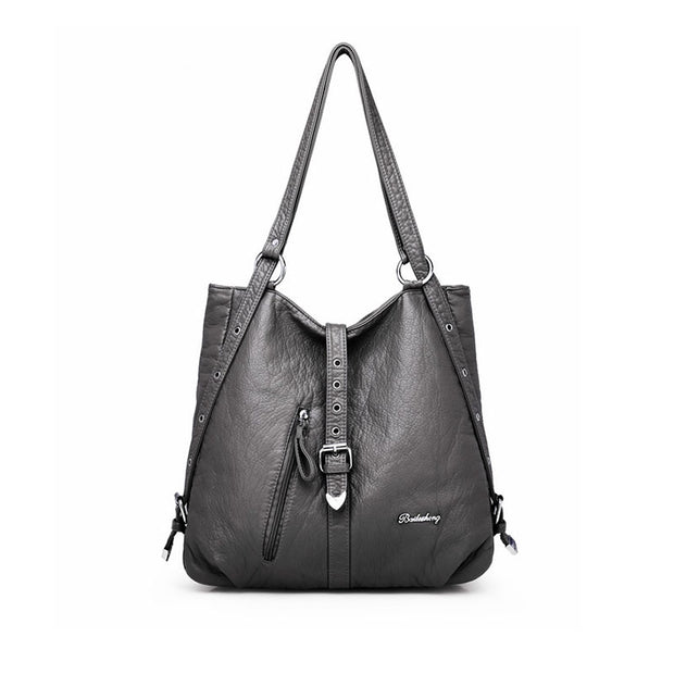 Large Capacity Shoulder Messenger Bag Multifunction Handbag Backpack