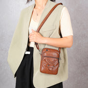 Exquisite All-match Genuine Leather Ladies Messenger Bag