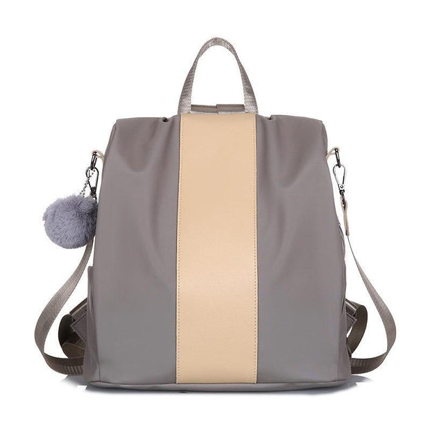 Classic Nylon Large Capacity Multifunctional Anti-theft Zipper Backpack - Marfuny