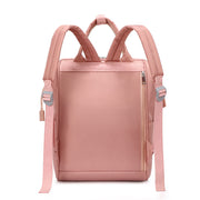 Women's Fashion Waterproof Nylon Bags Patchwork Large Capacity Zipper Diaper Bags Backpack - Marfuny