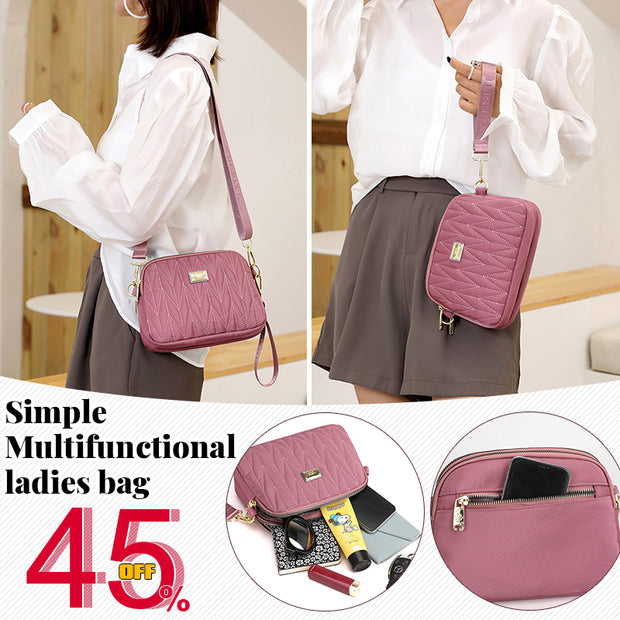 Fashionable Lightweight Multifunctional Nylon Crossbody Bag