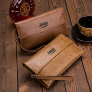 Vintage Leder Geldbörse Business Herren Clutch