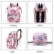 Printed Multifunctional Folding Crib Large-Capacity Outdoor Use Mummy Backpack