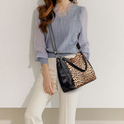 2 IN 1 Elegant Leopard Print Ladies Handbag