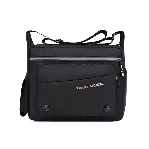 Messenger-Taschen aus Nylon mit mehreren Taschen