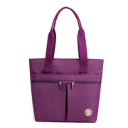 Fashion Solid Color Multi-Pocket Ladies One-Shoulder Handbag