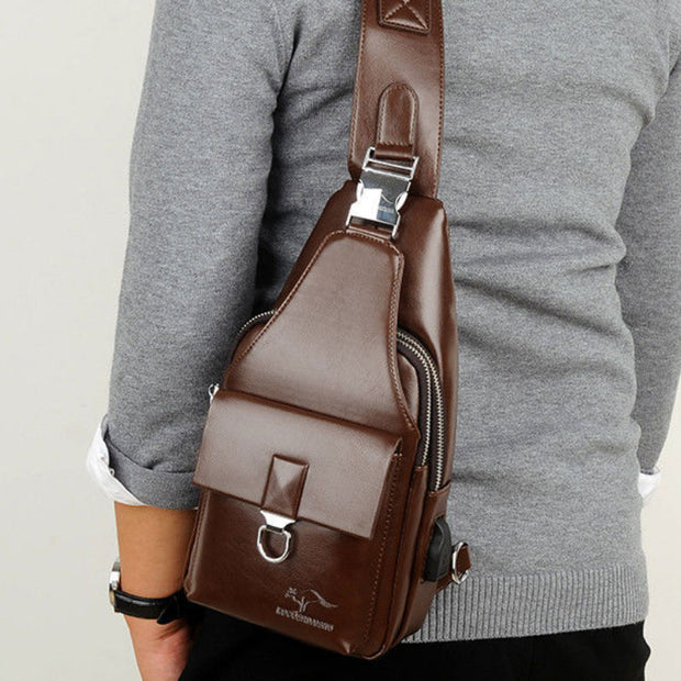Wiederaufladbare, wasserdichte, hochwertige Brusttasche