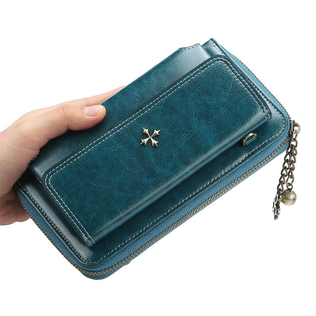 Women's Fashion Multifunctional Zipper Wallet Phone Bags - Marfuny