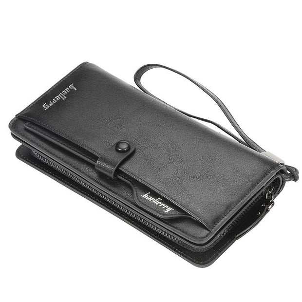 Multifunktionale Herren-Clutch mit großer Kapazität im Retro-Stil