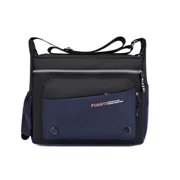 Messenger-Taschen aus Nylon mit mehreren Taschen