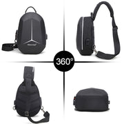 Multifunktionale, lässige, diebstahlsichere Unisex-Brusttasche