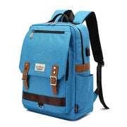 Nylon Laptop Backpack With USB Port
